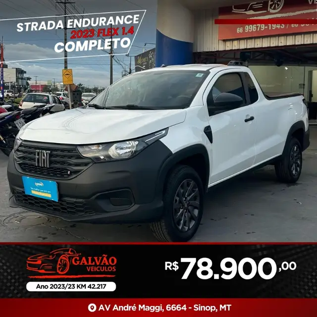 Carro Fiat Strada 2023 Endurance 1.4 Cabine Plus (Flex)