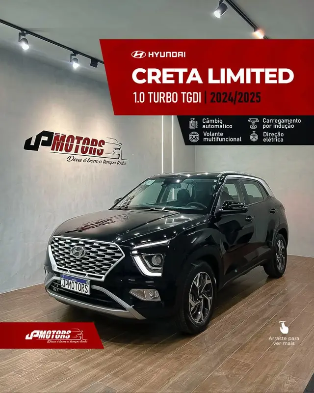 Carro Hyundai Creta 2025 Limited 1.0 Turbo (Aut) (Flex)