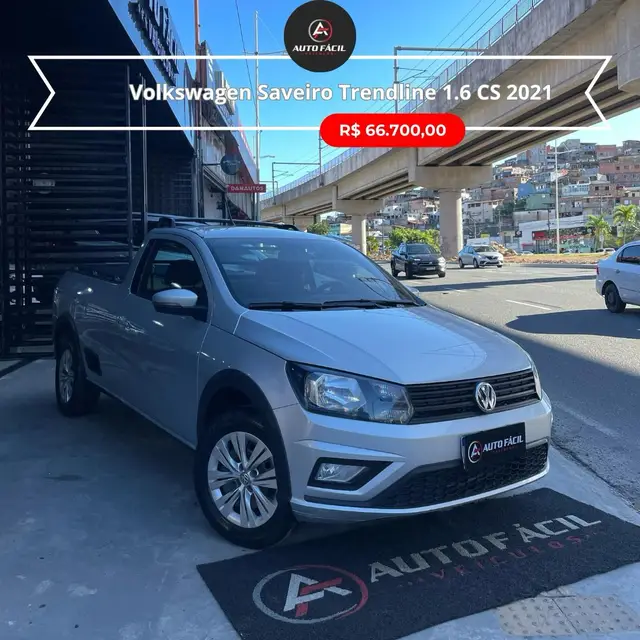 Carro Volkswagen Saveiro 2021 Trendline 1.6 MSI CS (Flex)