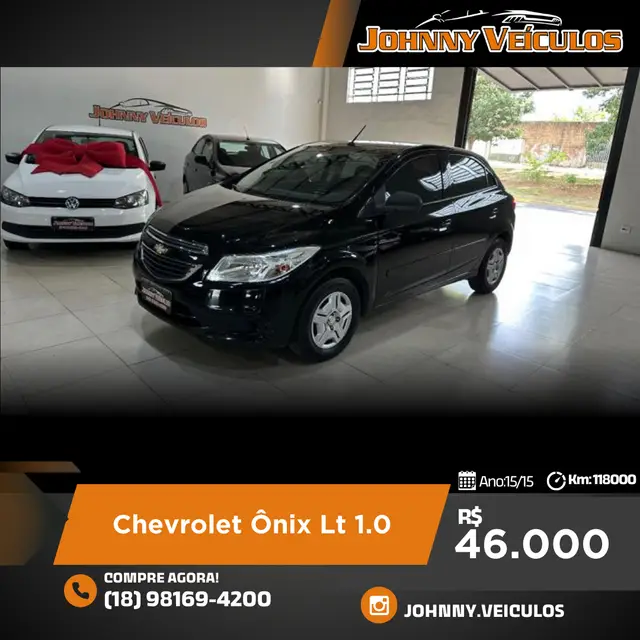 Carro Chevrolet Onix 2015 1.0 LT SPE/4