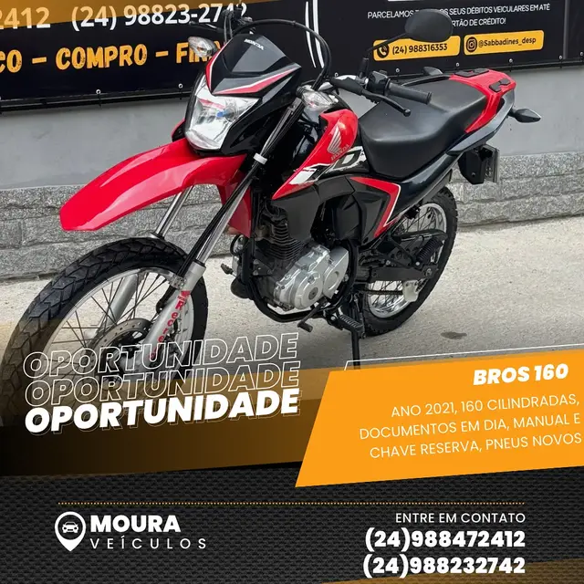 Carro Honda NXR 160 2021 Bros ESDD