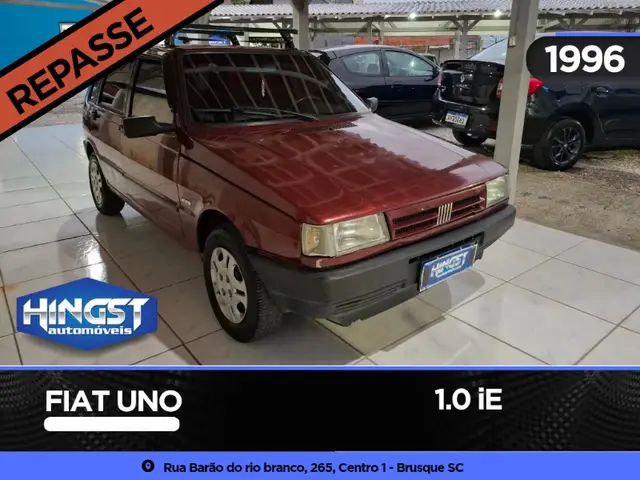 Carro Fiat Uno Mille 1996 1.0 IE