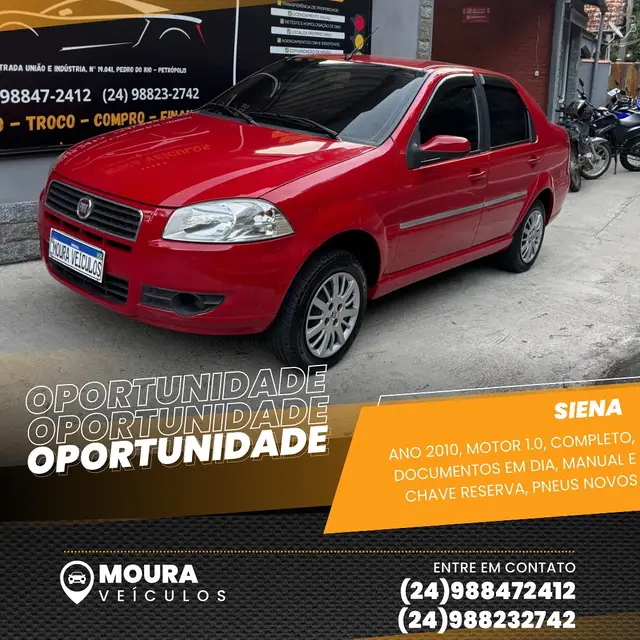 Carro Fiat Siena 2010 EL 1.0 8V (Flex)