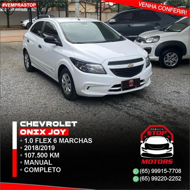 Carro Chevrolet Onix 2019 1.0 Joy SPE/4