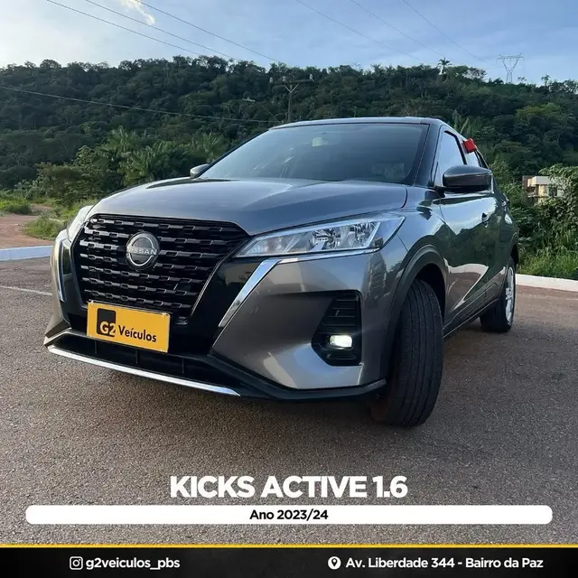 Carro Nissan Kicks 2024 Active 1.6 (Flex)