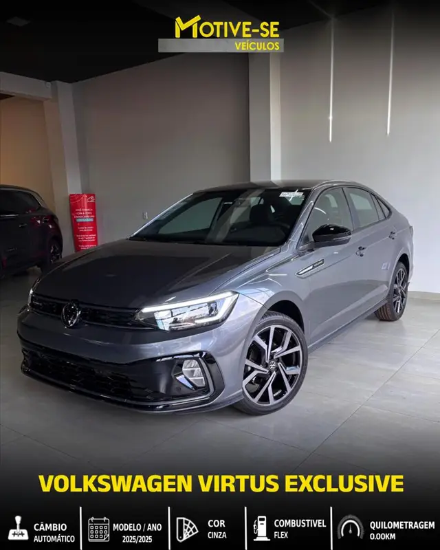 Carro Volkswagen Virtus 2025 Exclusive 250 TSI 1.4