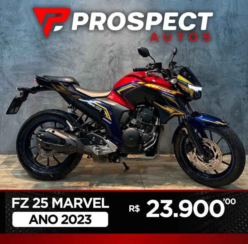 Yamaha Fazer FZ25 Capitã Marvel