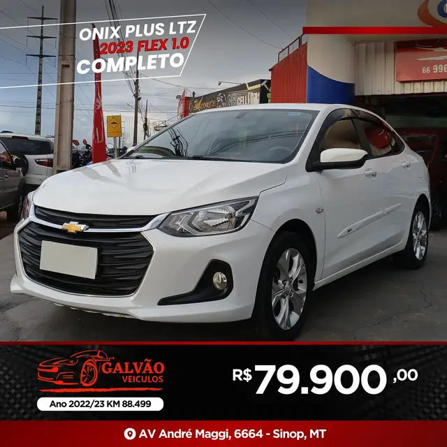 Carro Chevrolet Onix Plus 2023 LTZ 1.0 Turbo
