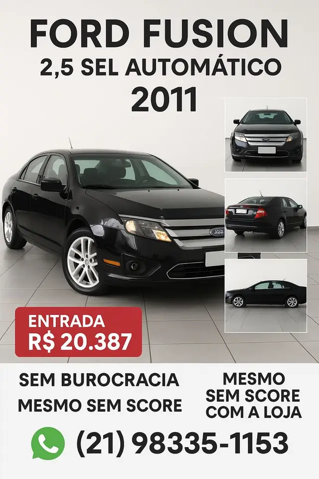 Carro Ford Fusion 2011 2.5 16V SEL