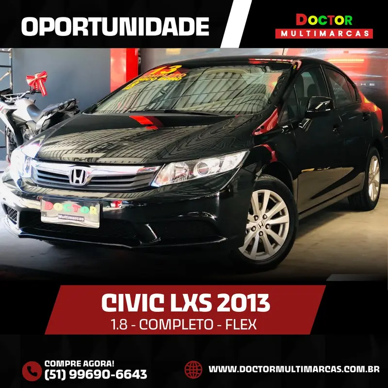Honda Civic New  LXS 1.8 16V i-VTEC (Flex)
