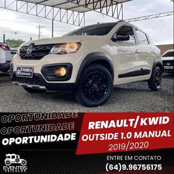 Carro Renault Kwid 2020 Outsider 1.0