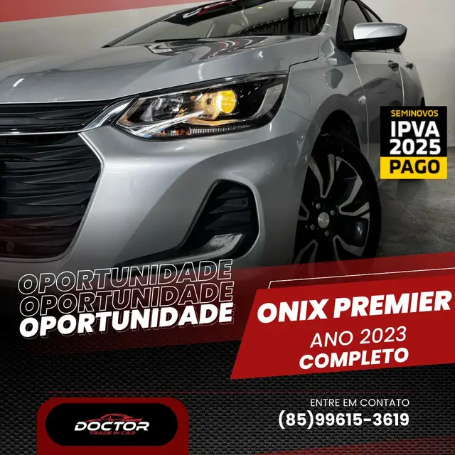 Carro Chevrolet Onix 2023 Premier 1.0 Turbo (Aut.)