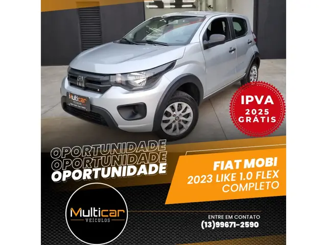 Carro Fiat Mobi 2023 Like 1.0 (Flex)