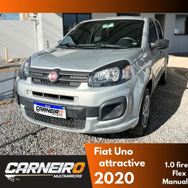 Carro Fiat Uno 2020 Attractive 1.0 8V (Flex) 4p