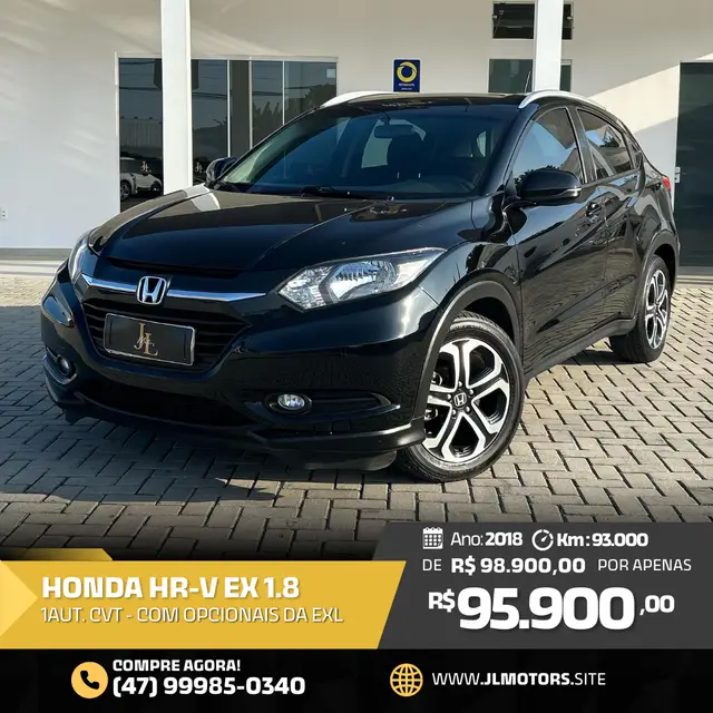 Carro Honda HR-V 2018 EX CVT 1.8 I-VTEC FlexOne