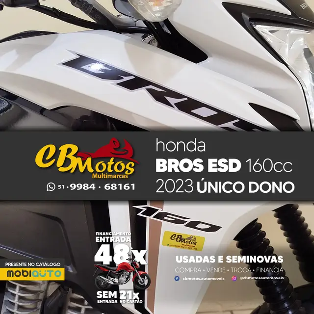 Carro Honda NXR 160 2023 Bros ESDD