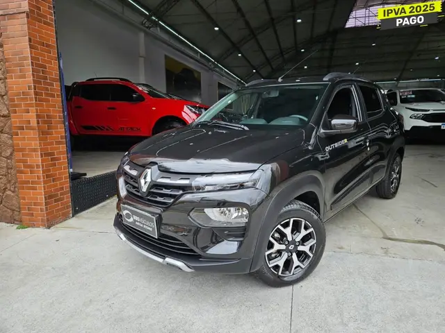 Carro Renault Kwid 2024 Outsider 1.0 12v SCe (Flex)