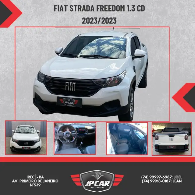 Carro Fiat Strada 2023 Freedom 1.3 CD (Flex)