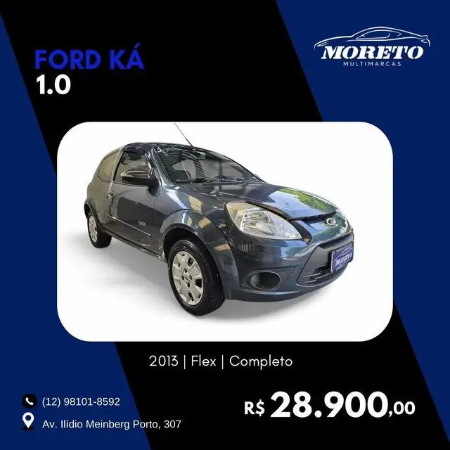 Carro Ford Ka 2013 Ka 1.0 RoCam SE