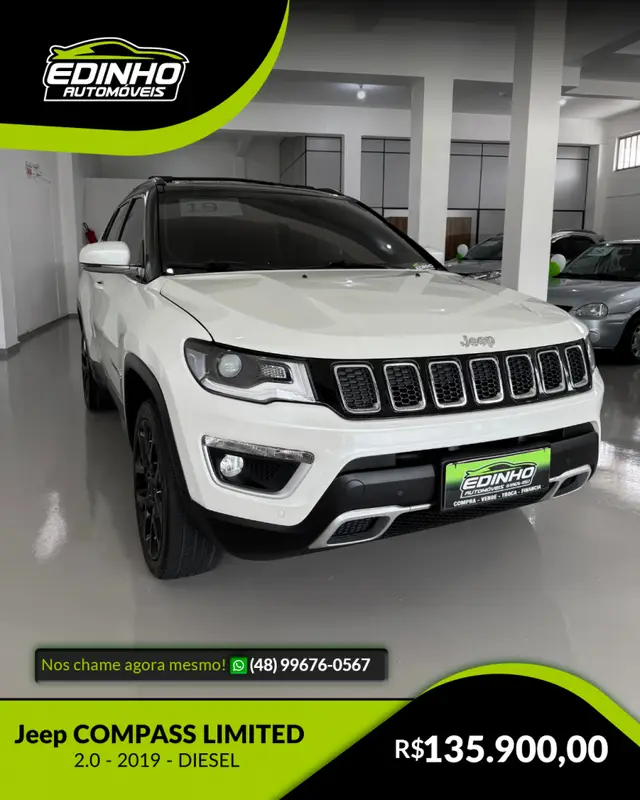 Carro Jeep Compass 2019 2.0 TDI Limited 4WD (Aut)