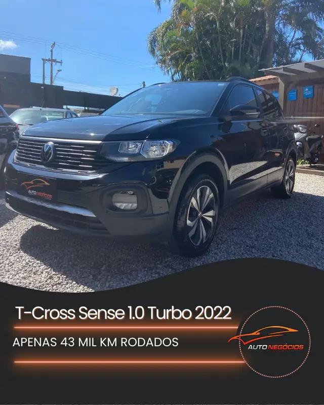 Carro Volkswagen T-Cross 2022 1.0 200 TSI Sense (Aut) (Flex)