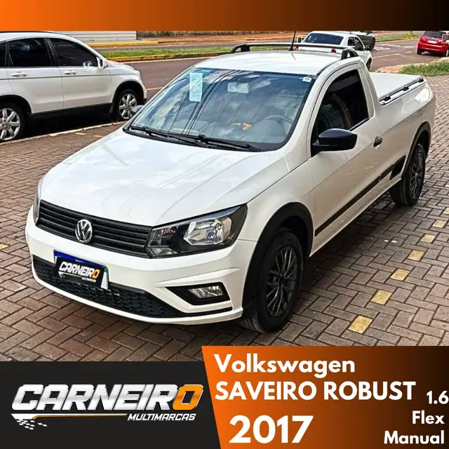 Carro Volkswagen Saveiro 2017 Robust 1.6 MSI CS (Flex)