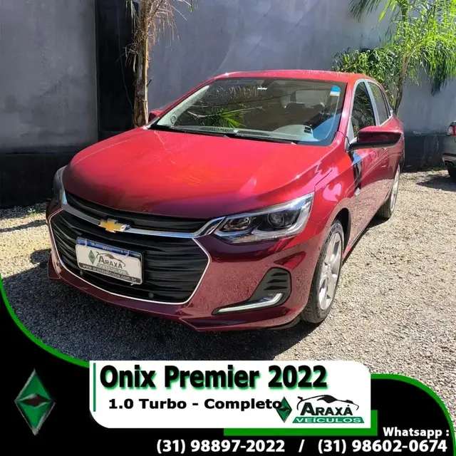 Carro Chevrolet Onix 2022 Premier 1.0 Turbo (Flex) (Aut)
