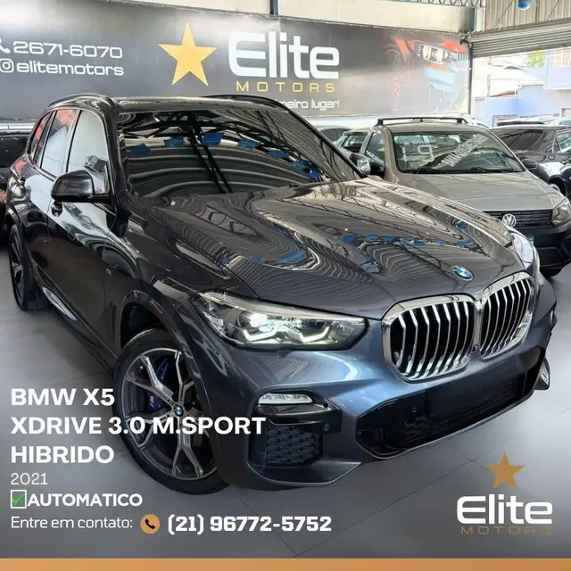 Carro BMW X5 2021 xDrive45e M Sport 3.0 Híbrido (Aut)