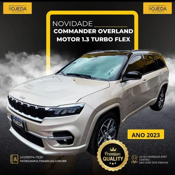 Carro Jeep Commander 2023 Overland 1.3 T270