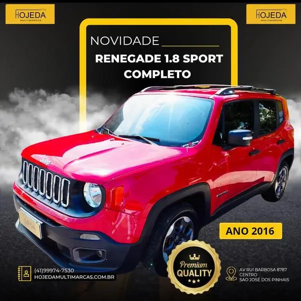 Carro Jeep Renegade 2016 Sport 1.8 4x2 (Flex)