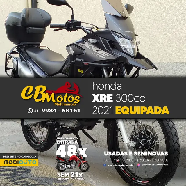 Carro Honda XRE 300 2021 (ABS) (Flex)