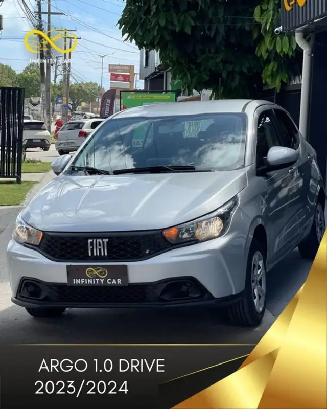 Carro Fiat Argo 2024 Drive 1.0