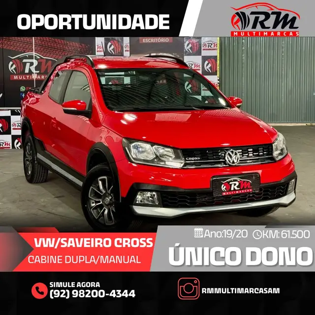 Carro Volkswagen Saveiro 2020 Cross 1.6 16v MSI CD (Flex)