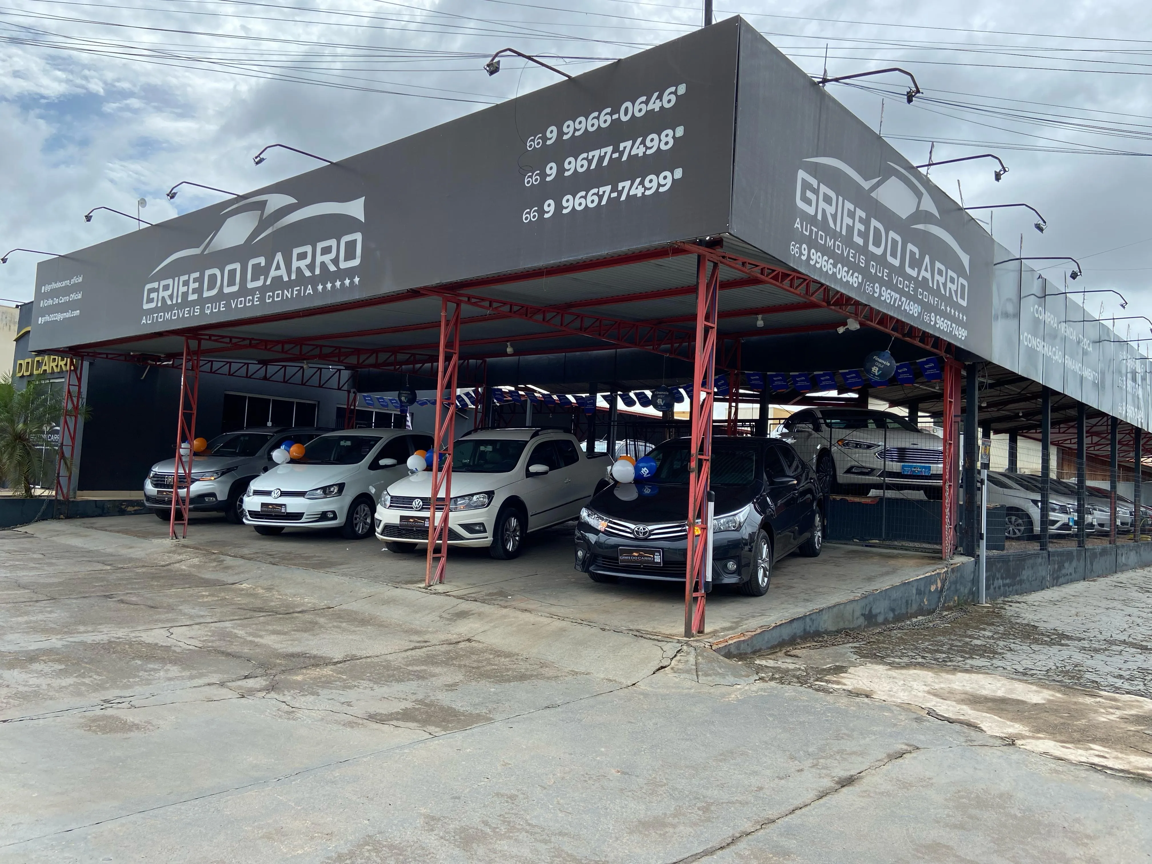 Fachada da loja Veículos à venda em GRIFE DO CARRO - Sinop - MT | Mobiauto