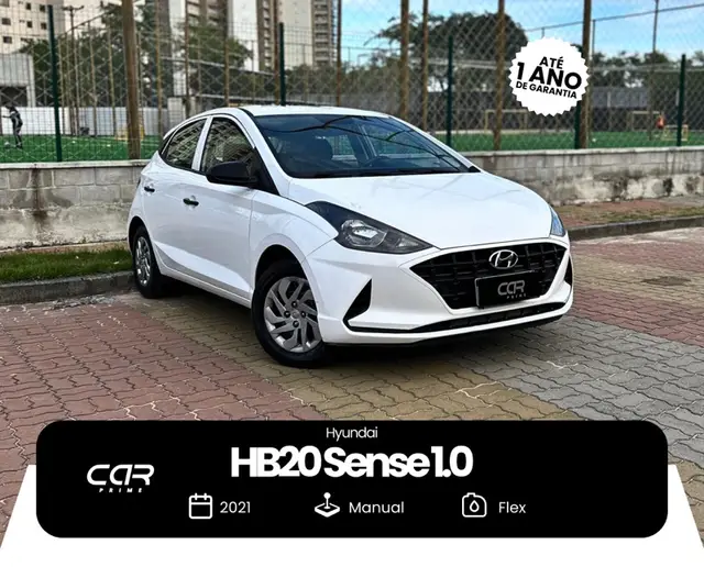 Carro Hyundai HB20 2021 Sense 1.0
