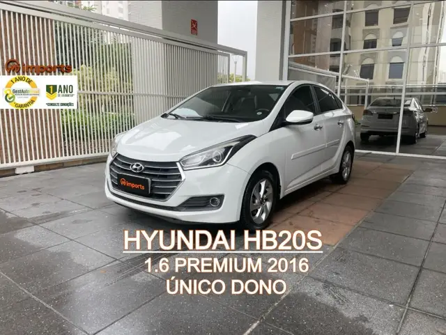 Carro Hyundai HB20S 2016 1.6 Premium (Aut) (Flex)