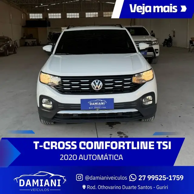 Carro Volkswagen T-Cross 2020 1.0 200 TSI Comfortline (Aut) (Flex)