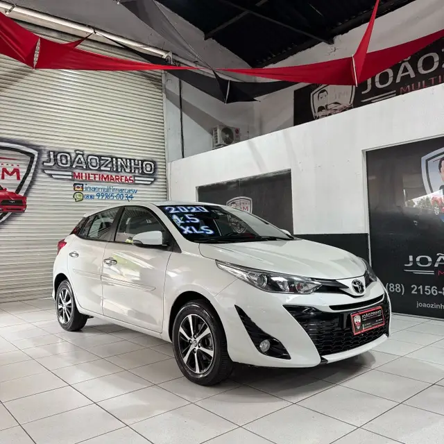Carro Toyota Yaris 2020 1.5 XLS Connect CVT (Flex)