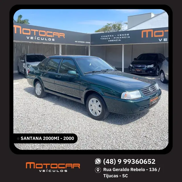 Carro Volkswagen Santana 2000 1.8 MI