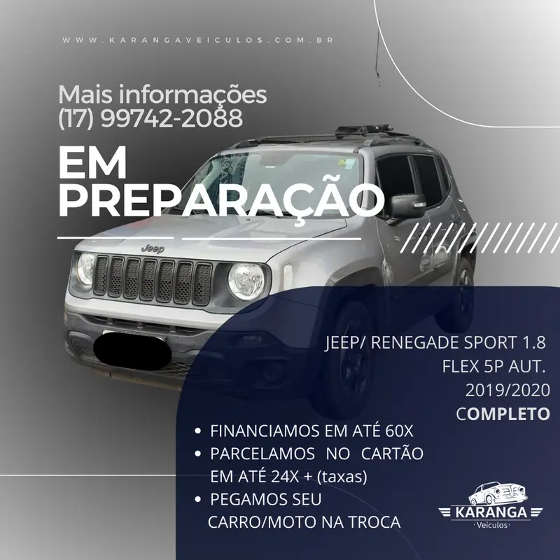 Jeep Renegade Sport 1.8 4x2 (Aut) (Flex)