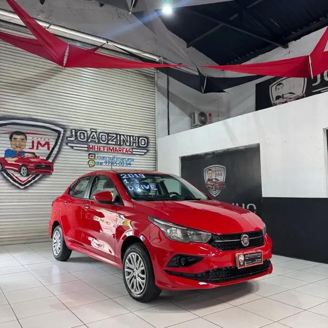 Carro Fiat Cronos 2019 1.3 Drive Firefly (Flex)