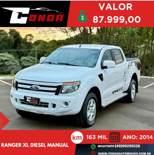 Carro Ford Ranger Cabine Dupla 2014 Ranger 2.2 TD 4WD XL CD