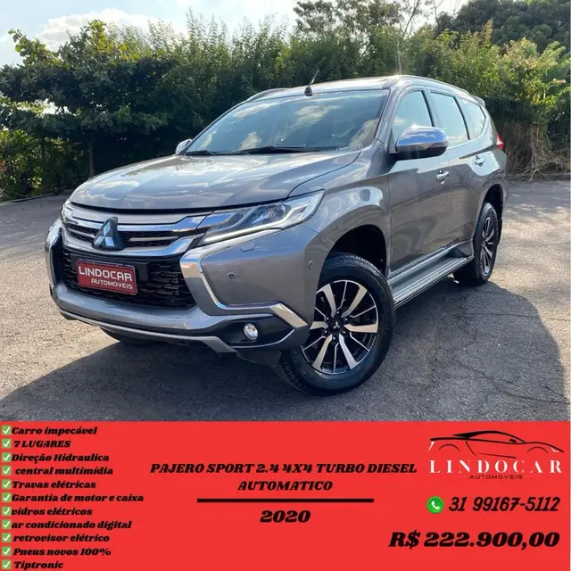 Carro Mitsubishi Pajero Sport 2020 2.4 DI-D HPE Auto 4WD
