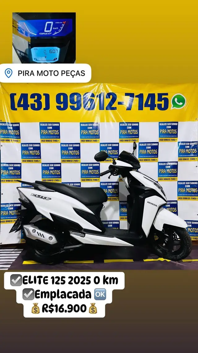 Carro Honda Elite 125 2025 CBS