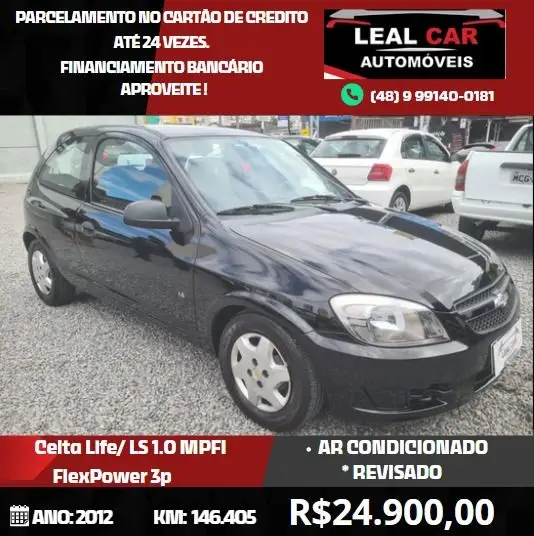 Carro Chevrolet Celta 2012 LS 1.0 (Flex) 2p