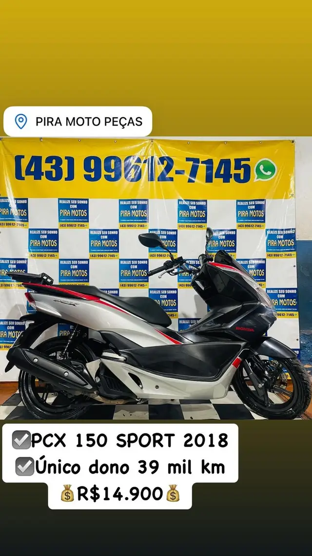Moto Honda PCX 150 2018 Sport