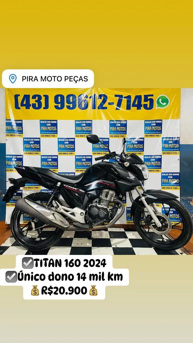 Moto Honda CG 160 2024 Titan