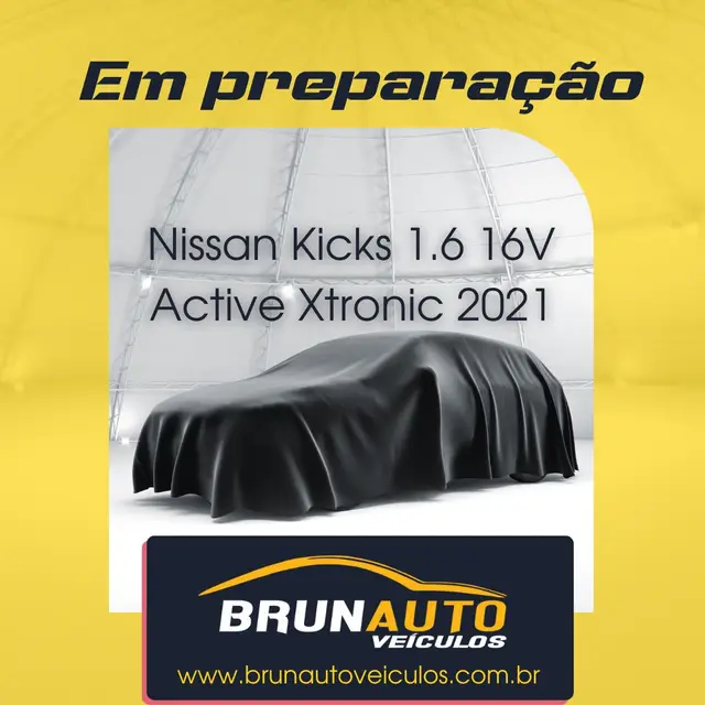 Carro Nissan Kicks 2021 1.6 Active (Aut) (Flex) (PCD)