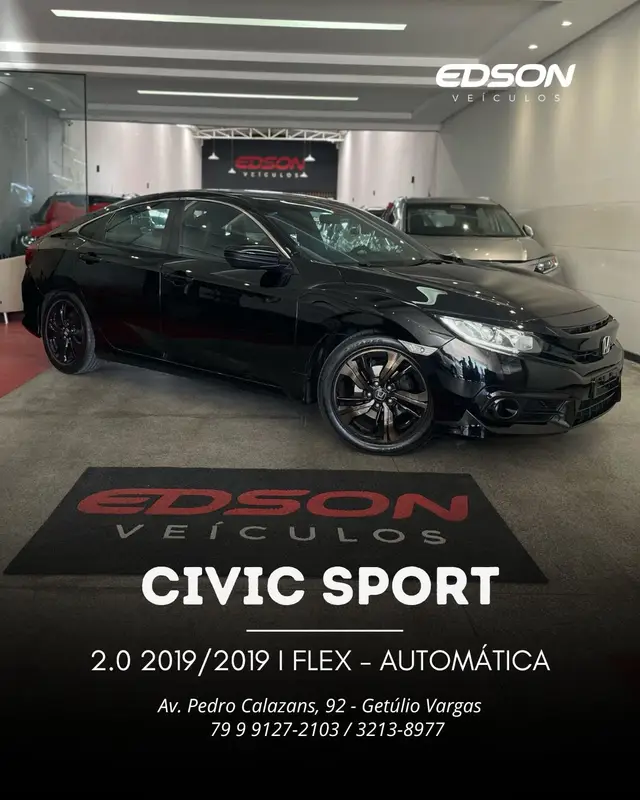 Carro Honda Civic 2019 Sport 2.0 i-VTEC CVT