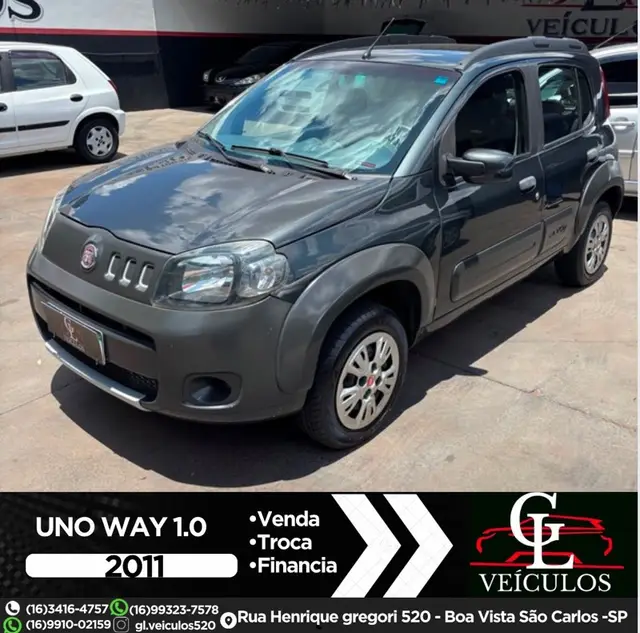 Carro Fiat Uno 2011 Way 1.0 8V (Flex) 4p
